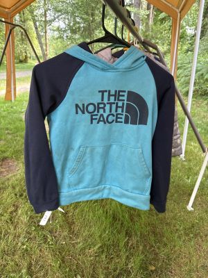 Teal North Face Hoodie