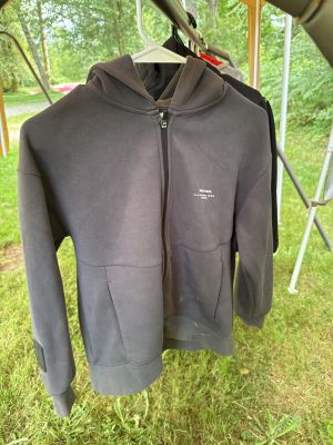 Black Zip-Up Hoodie