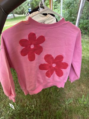 Pink Floral Sweatshirt