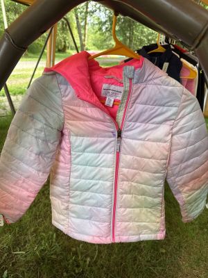Pink Ombre Puffer Jacket