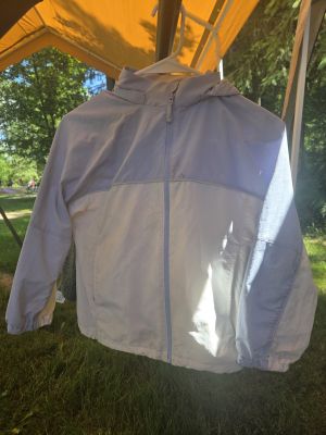 Light Gray Zip-Up Jacket