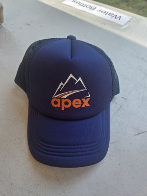 Navy Blue Apex Trucker Hat