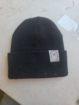 Black Beanie with Logo