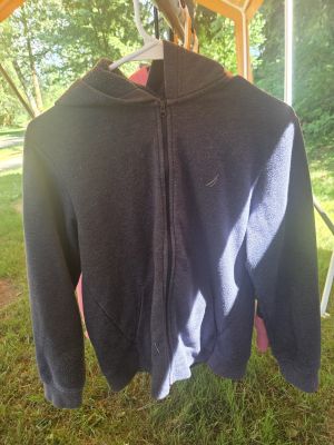 Navy Zip-Up Hoodie