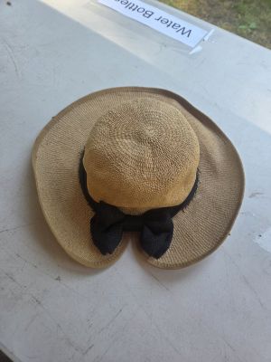 Straw Sun Hat with Bow