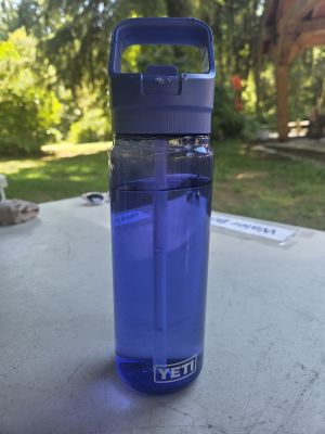 Blue YETI Water Bottle