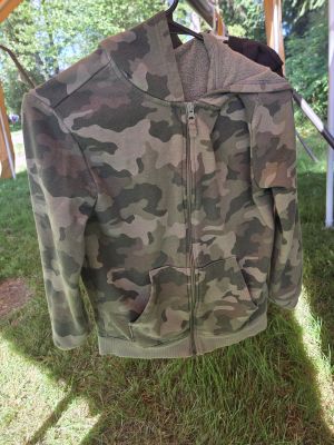 Camouflage Zip-Up Hoodie