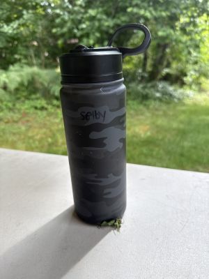 Black Camo Water Bottle