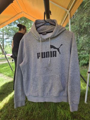 Gray Puma Hoodie