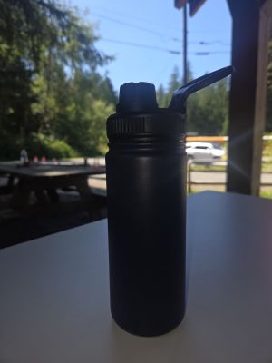 Black Insulated Water Bottle