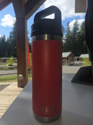 Red YETI Water Bottle