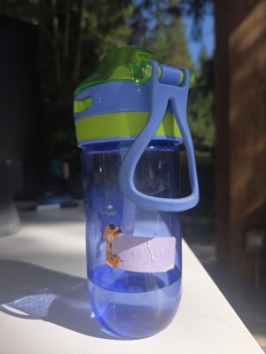 Blue Green Water Bottle