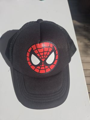 Black Spider-Man Trucker Cap