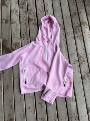Pink Half-Zip Hoodie