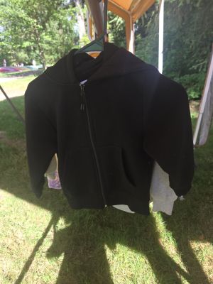 Black Zip-Up Hoodie