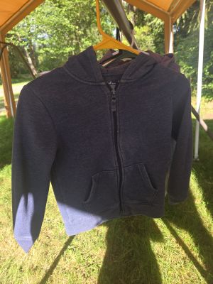 Navy Blue Zip Hoodie