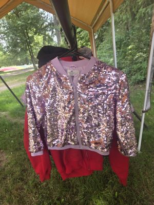 Sequin Bomber Jacket