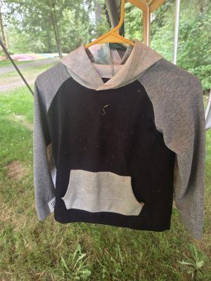 Black and Gray Hoodie
