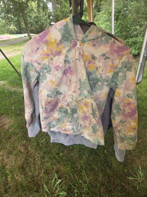 Tie-Dye Zip-Up Hoodie