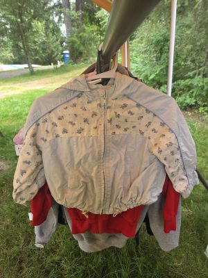 Floral Print Hooded Jacket