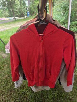 Red Zip-Up Hoodie