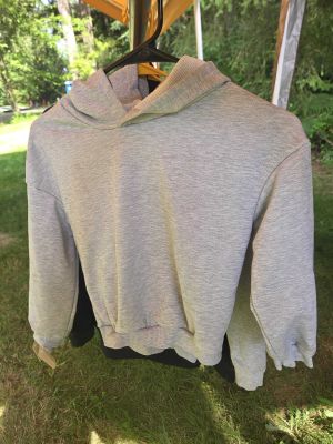 Gray Pullover Hoodie