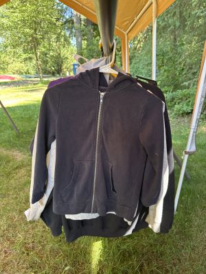 Black Zip-Up Hoodie