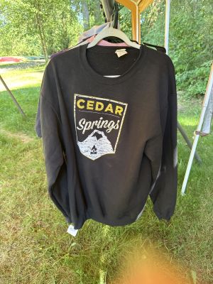 Cedar Springs Black Sweatshirt