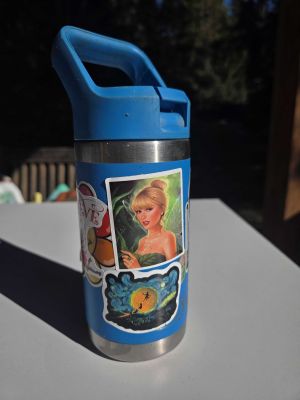 Blue Tinker Bell Water Bottle