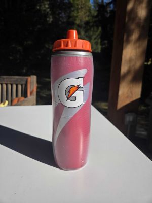 Pink Gatorade Squeeze Bottle