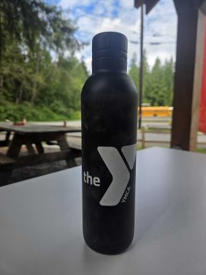 Black YMCA Water Bottle
