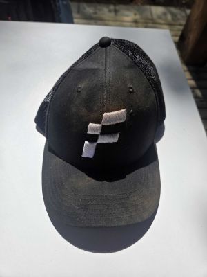 Black Trucker Cap with Logo