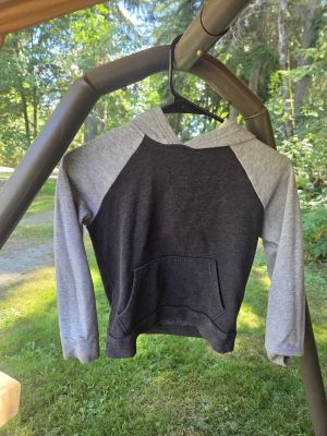 Gray Two-Tone Hoodie