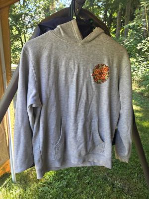 Gray Santa Cruz Hoodie
