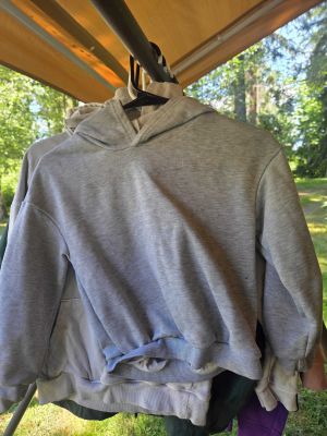 Gray Pullover Hoodie