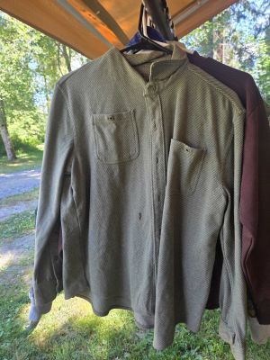 Olive Green Twill Shirt