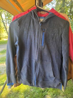 Gray Zip-Up Hoodie