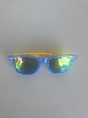 Blue and Yellow Sunglasses