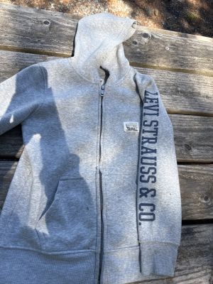 Light grey Levi Strauss zip up sweatshirt