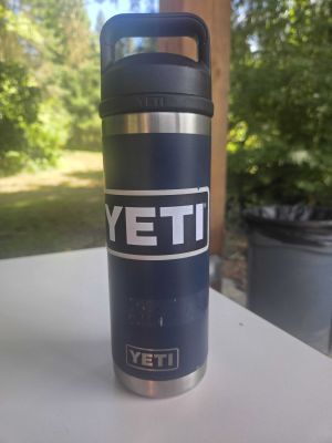 Navy Yeti Water Bottle