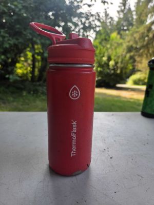 Red ThermoFlask Water Bottle