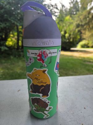 Green Owala Water Bottle