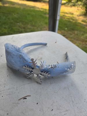 Blue Snowflake Headband
