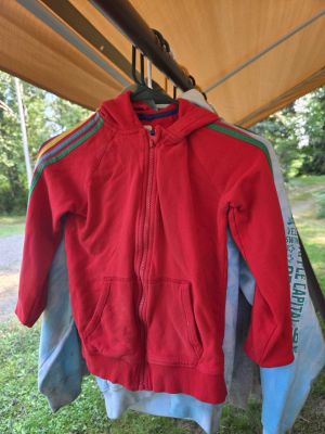 Red Zip-Up Hoodie