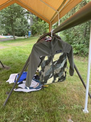Lands' End Camo Fleece Jacket
