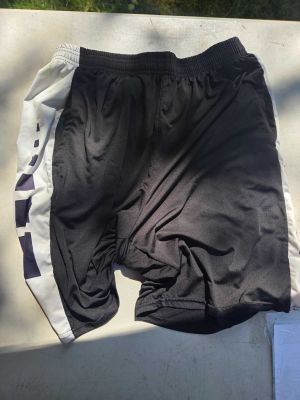 Black and White Athletic Shorts