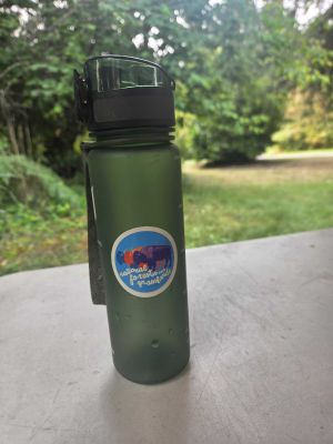 Green National Forest Water Bottle