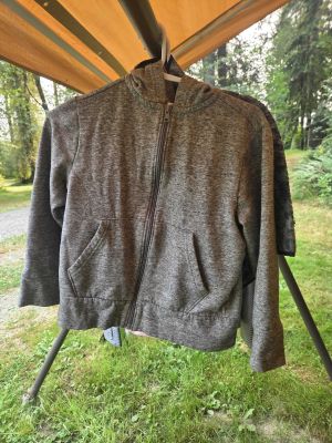 Gray Zip-Up Hoodie