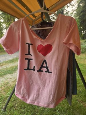 Pink "I Love LA" T-Shirt