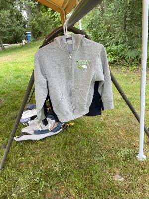 Gray HCA Zip-Up Hoodie